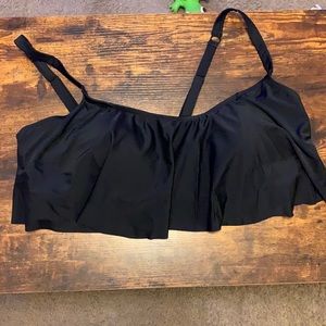 Torrid flounce bathing suit top